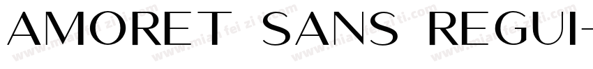 amoret sans regui字体转换